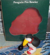 Penguin Pro Bowler'1989-He Loves To Bowl-American Greetings Ornament- FREE SHIP