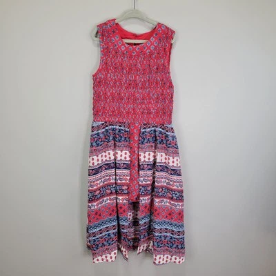 Vestido Mameluco Patriótico Sin Mangas Top Calado Speechless Niños Talla 7 Foto 1 de 4