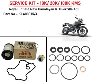 SERVICE KIT - 10K/ 20K/ 100K KMS FIT ROYAL ENFIELD NEW HIMALAYAN & GUERRILLA 450 - Picture 1 of 8