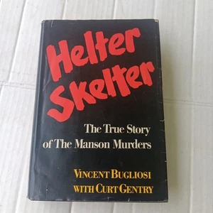 Helter Skelter Vincent Bugliosi 1974 Hardcover 1st Ed 2nd Print Charles Manson - Picture 1 of 18