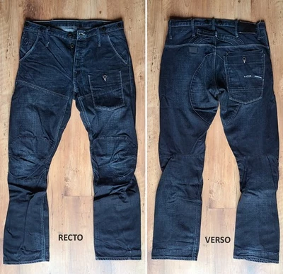 Jeans homme G-star W32 L32 (FR t42) noir brut - Photo 1/4