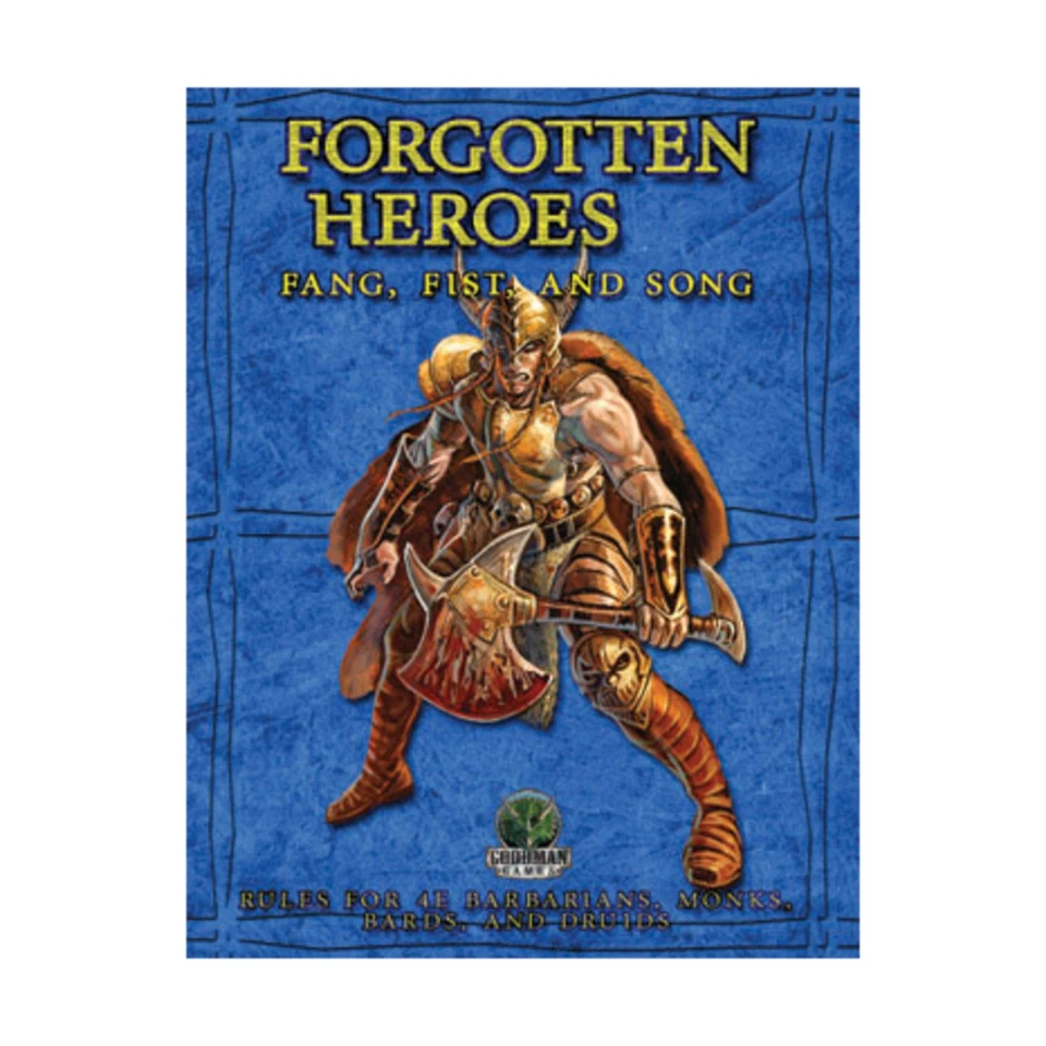 Goodman Fantasy RPG 4e Forgotten Heroes - Colmillo, puño y canción en muy buen estado+ Foto 1 de 1