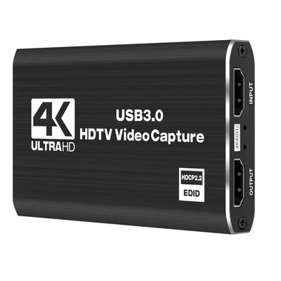 4K Video Capture Card USB 3.0 Audio Video Game Capture Device 1080P HDMI 60fps C - Image 1 of 4