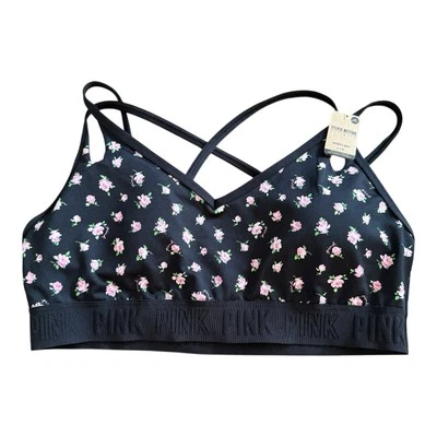 Sujetador deportivo Victoria Secret ROSA Active Ultimate ligeramente forrado talla grande rosas Foto 1 de 4