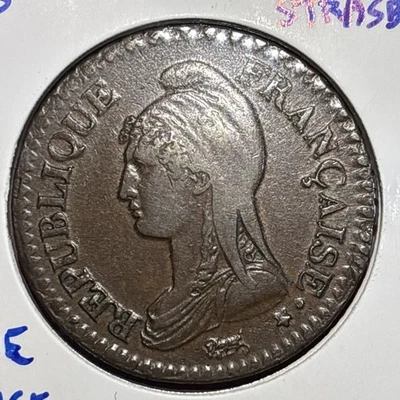 1799-1800 BB France Strasbourg Un Declme Very Choice - Image 1 of 4