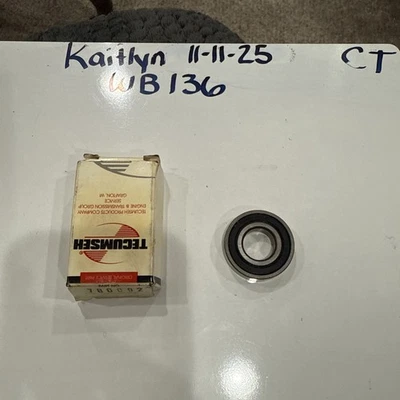 (1) Rodamiento de bolas Tecumseh 780092 transmisión incomparable original OEM, Foto 1 de 3