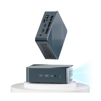 Getorli Mini PC, AMD 3550H(Max 3.7GHz), Mini Computers 16GB DDR4 RAM 512GB SS... - Image 1 of 4