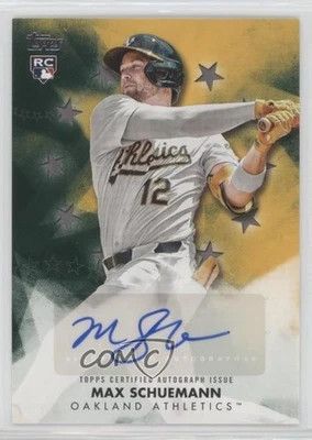 2024 Topps Update Baseball Stars Platinum 1/1 Max Schuemann Rookie Auto RC - Image 1 of 2