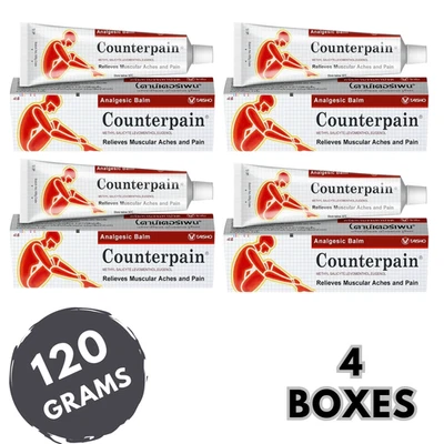 Nuevo bálsamo analgésico contradolor alivia dolores musculares y dolor 120G x 4 tubos Foto 1 de 4