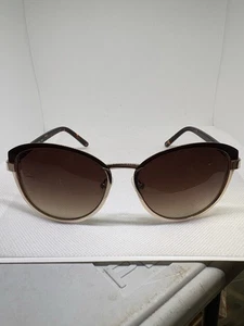 Oscar De La Renta Sunglasses Womens Gold Brown Tortoise Mod 4036 718 Designer UV - Picture 1 of 17