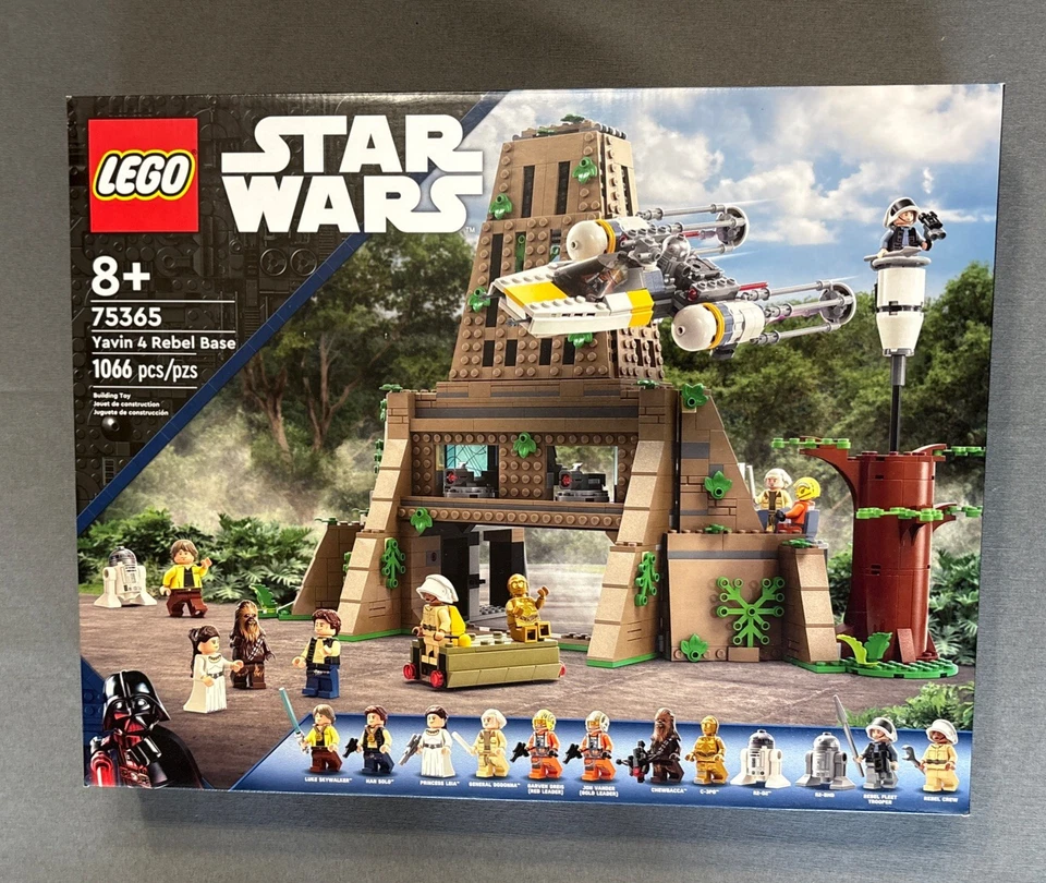 LEGO 75365 Star Wars Yavin 4 Rebel Base RETIRED 12 Minifigures! Sealed 12 Figs - Image 1 of 4