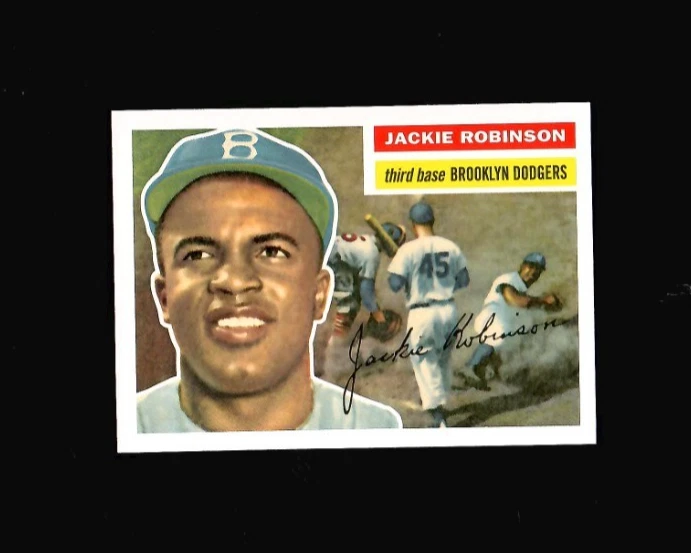 2010 Topps Cards Your Mom Threw Out CYMTO Original Back JACKIE ROBINSON 1956 #30 - Image 1 of 2