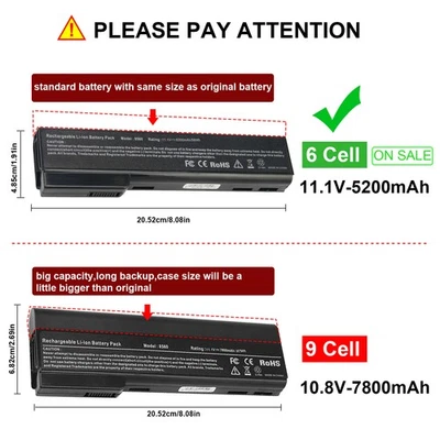 Battery CC06XL for HP ProBook 6360b 6460b 6465b 6560b 6565b 6470b 6475b 6570b AU - image 1 of 4