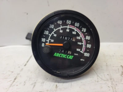 2003 Arctic Cat 900 SPEEDOMETER GAUGE SPEEDO DISPLAY Has Damage - Image 1 of 4