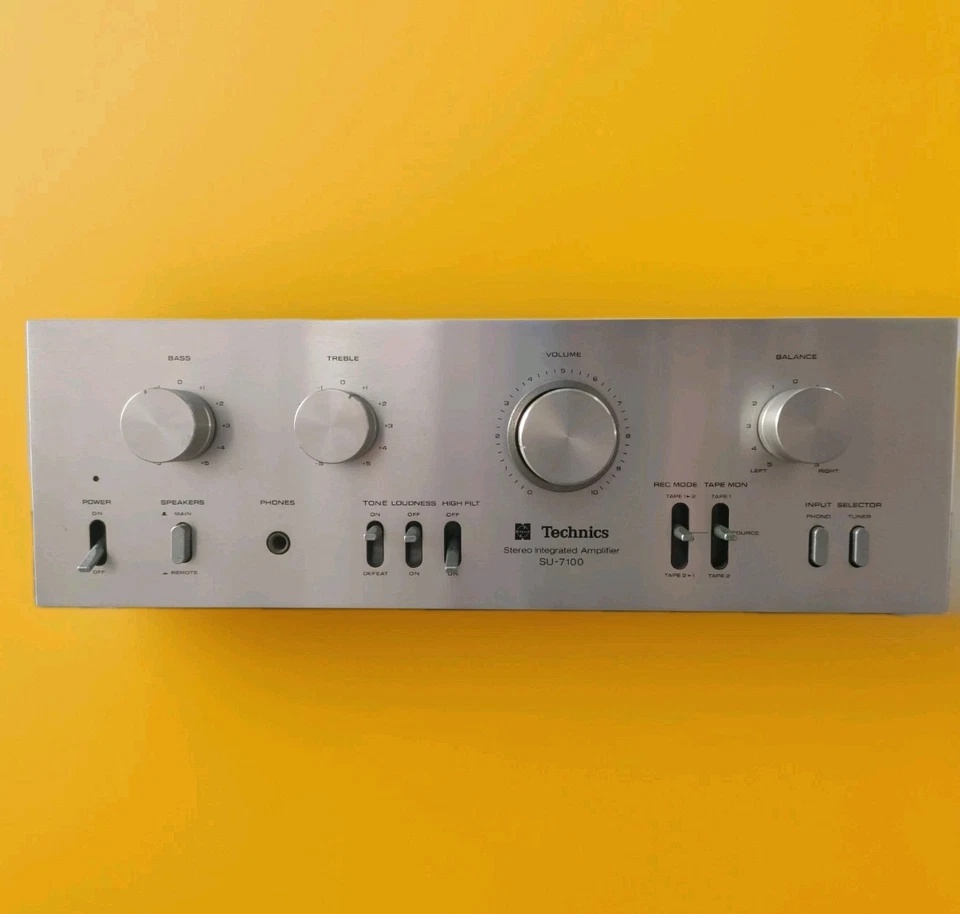 TECHNICS SU-7100 AMPLIFICATORE STEREO INTEGRATO HI-FI MADE IN JAPAN - VINTAGE - Immagine 1 di 4