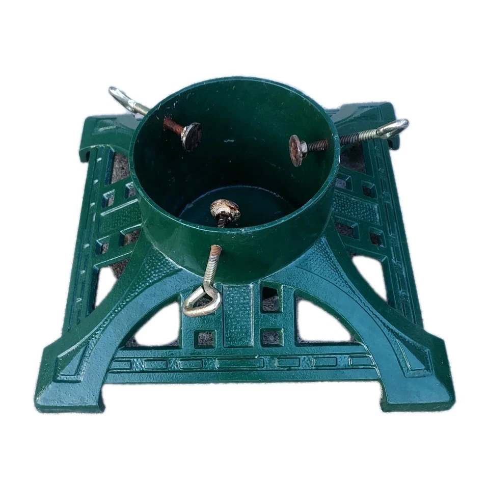 Soporte para árbol de Navidad de hierro fundido vintage  Foto 1 de 4