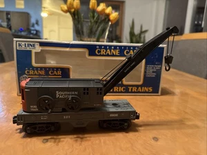1990 K Line O Southern Pacific Operating Work Train Crane Car - Nice - Picture 1 of 18
