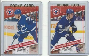 (Lot of 2) 2016-17 Upper Deck Auston Matthews & Mitch Marner Rookie Card RC Mint - Picture 1 of 2