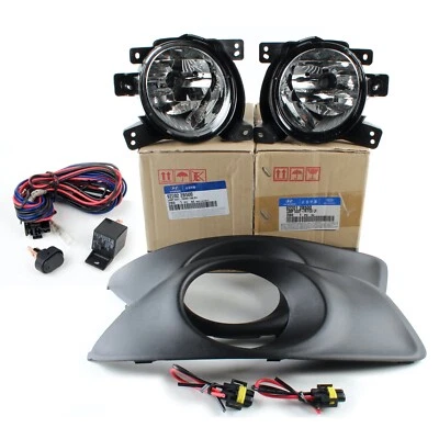 Genuine Hyundai Santa Fe Fog Lights (2011-2012) with SWITCH & HARNESS nok9190 - Image 1 of 2