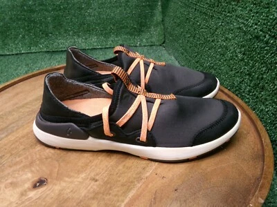 OluKai Miki Li Quick-Drying Outdoor Lace-Up Sneakers Pavement/Black Size 5 EU 35 - Image 1 of 4