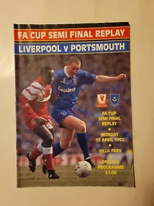 Liverpool V Portsmouth FA Cup Semi Final Replay 13-4-1992 - Picture 1 of 2