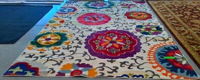 Alfombra manchada marfil / multi 9'-0" x 12'-0", precio reducido 1172769110 MNC233A-9 Foto 1 de 4