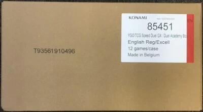 Yugioh TCG Speed Duel GX Duel Academy 12 cajas ¡ESTUCHE SELLADO DE FÁBRICA! Foto 1 de 2