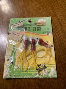 Mister Twister Soft Skirt Jigs Fishing Lures 1983 Vtg Pack of 3 # 80-04-19 New
