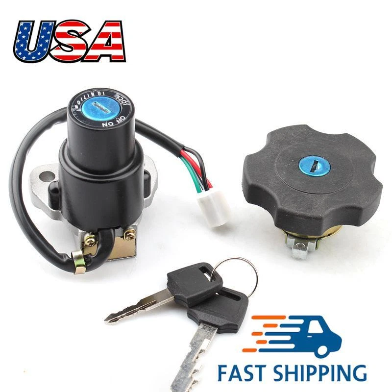 Juego de bloqueo de interruptor de llave de encendido para Yamaha DT200 DT200R XT600 TW200 XT225 Serow 225 Foto 1 de 4