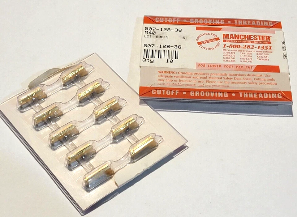 507-128-36 MANCHESTER *** 10 INSERTOS *** PAQUETE DE FÁBRICA ** Foto 1 de 1