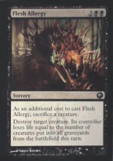 Flesh Allergy - Scars of Mirrodin: #62, Magic: The Gathering Nm R57 - Image 1 of 1