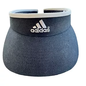 Adidas Visor Womens Adjustable Black White Embroidered Golf Tennis Athleisure - Picture 1 of 10