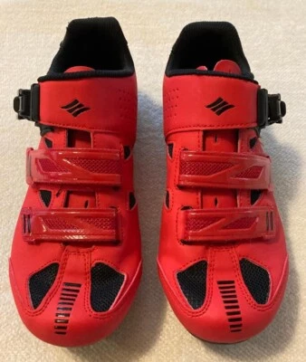 ZAPATOS DE CICLISMO ULTRO SANTIC MUJER - Rojo/Negro - Talla US 7 - WMS18005R Foto 1 de 4