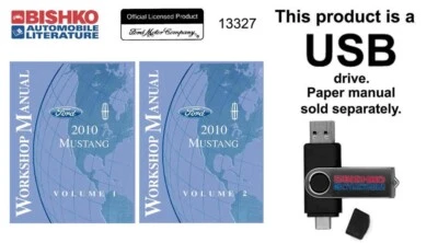 Ford Mustang 2010 manual de reparación de taller unidad USB Foto 1 de 3