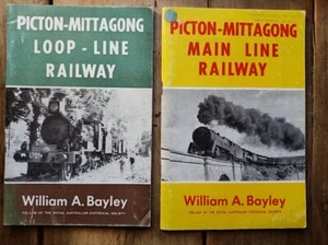 2 NSW train history books: Picton-Mittagong Loop line & Main Line railway Bayley - Picture 1 of 11