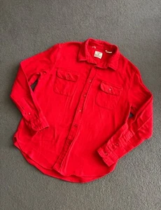 Levi's Vintage Clothing Men's Western Red Long Sleeve Button Up Shirt - Picture 1 of 9