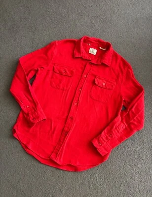 Levi's Vintage Clothing Men's Western Red Long Sleeve Button Up Shirt - Image 1 of 4