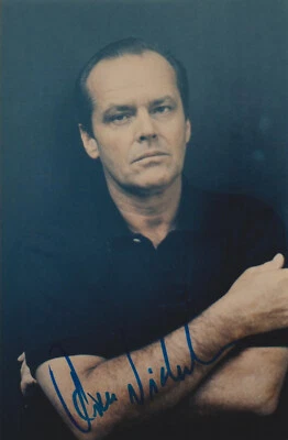 JACK NICHOLSON Original Autogramm signiertes Foto Top Portrait 90er Jahre - Bild 1 von 2