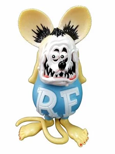 Rat Fink Super Vinyl Sammlerstück Flash gelbe Version hergestellt in Japan Ausgabe Big Daddy - Bild 1 von 12