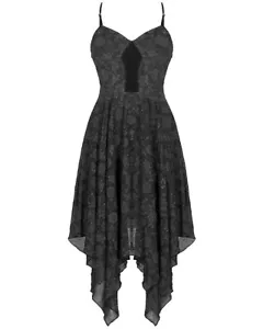 Punk Rave Daily Life DarkFlower Gothic Sommerkleid - Bild 1 von 13