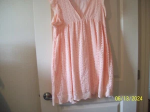 Damenkleid mit Shorts, Sommer, Pfirsich, M/L - Bild 1 von 3