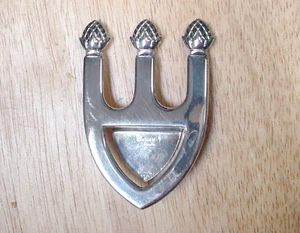 VINTAGE SHEFFIELD CASSEROLE SPOON HOLDER SILVERPLATE TRIDENT SHAPE MADE IN ITALY - Picture 1 of 4