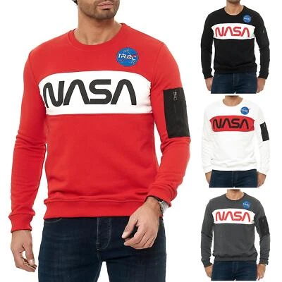 Redbridge Herren Sweatshirt Pullover NASA Sweater Round Neck M2170 - Bild 1 von 4