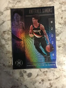 2019-20 Panini Illusions Black Sapphire Parallel ANFERNEE SIMONS *MINT* - Picture 1 of 2