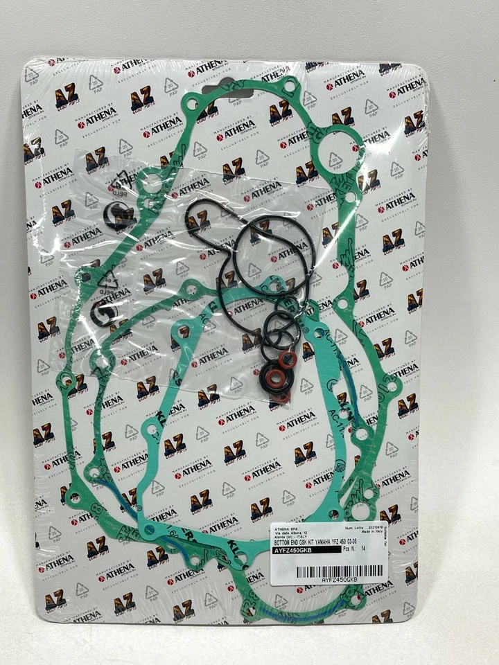 04-13 Yamaha YFZ450 YFZ 450 ATHENA Bottom End Motor Engine Cases Gasket Kit Set - Image 1 of 1