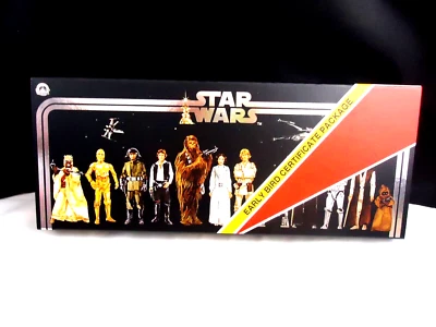 D23 Star Wars 2022 Ltd Release Early Bird Certificate set of 12 character pins - Image 1 of 4