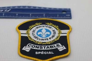 Vintage Souvenir patch embroidered patch Ministère Sécurité Publique Québec - Picture 1 of 1