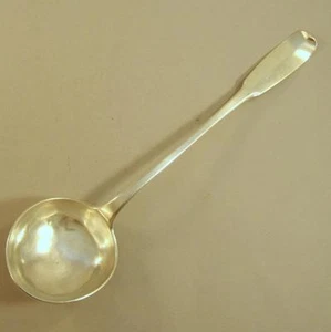 Huge Heavy 18th c French Silver Ladle by OUDART Valenciennes c 1786 - Picture 1 of 1