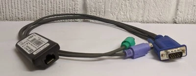 HP KVM CAT5 PS/2 Interface Adapter 396632-001  - Image 1 of 2