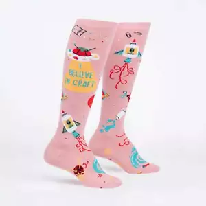 Calze donna I Believe in Craft al ginocchio taglia 9-11 calzino It To Me moda nuove - Foto 1 di 3